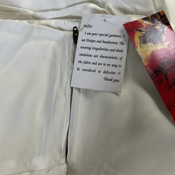 Vintage Collection Ivory Ruffle Maxi Layered Skirt Western Tulle Size S - Picture 6 of 6